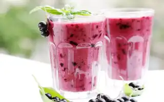 Смузи из черной смородины — полезные свойства и вкусные рецепты