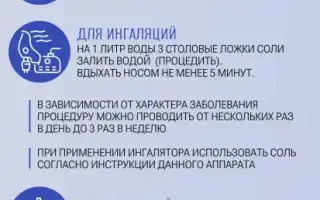 Морская соль- самое лучшее средство для полоскания горла. Правила применения