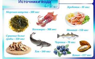 Какие продукты богаты йодом и как их употреблять правильно?